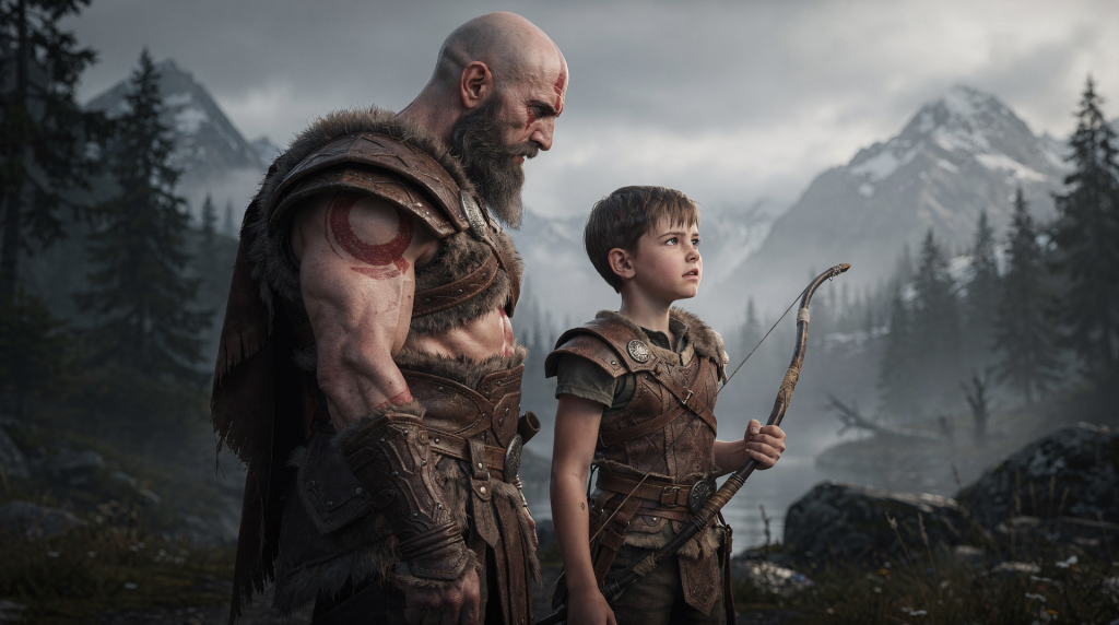 Отношения Кратоса и Атрея: как строится семейная драма в God of War