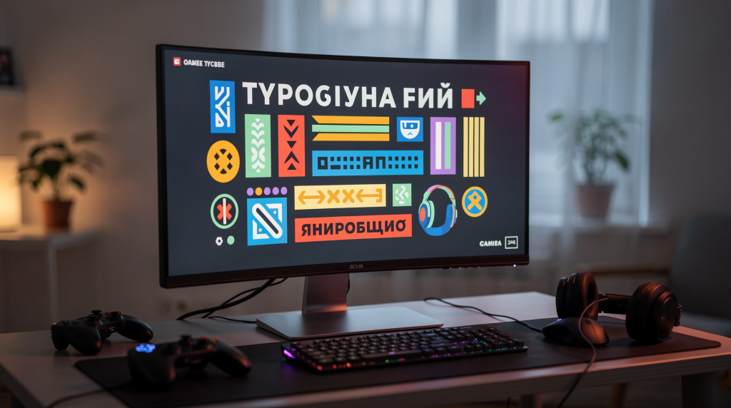 Типографика для игровых и развлекательных проектов