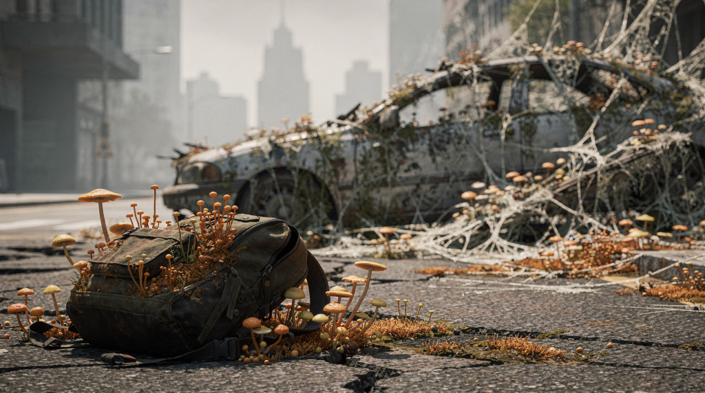 Визуальный контраст и мотивы грибка в The Last of Us